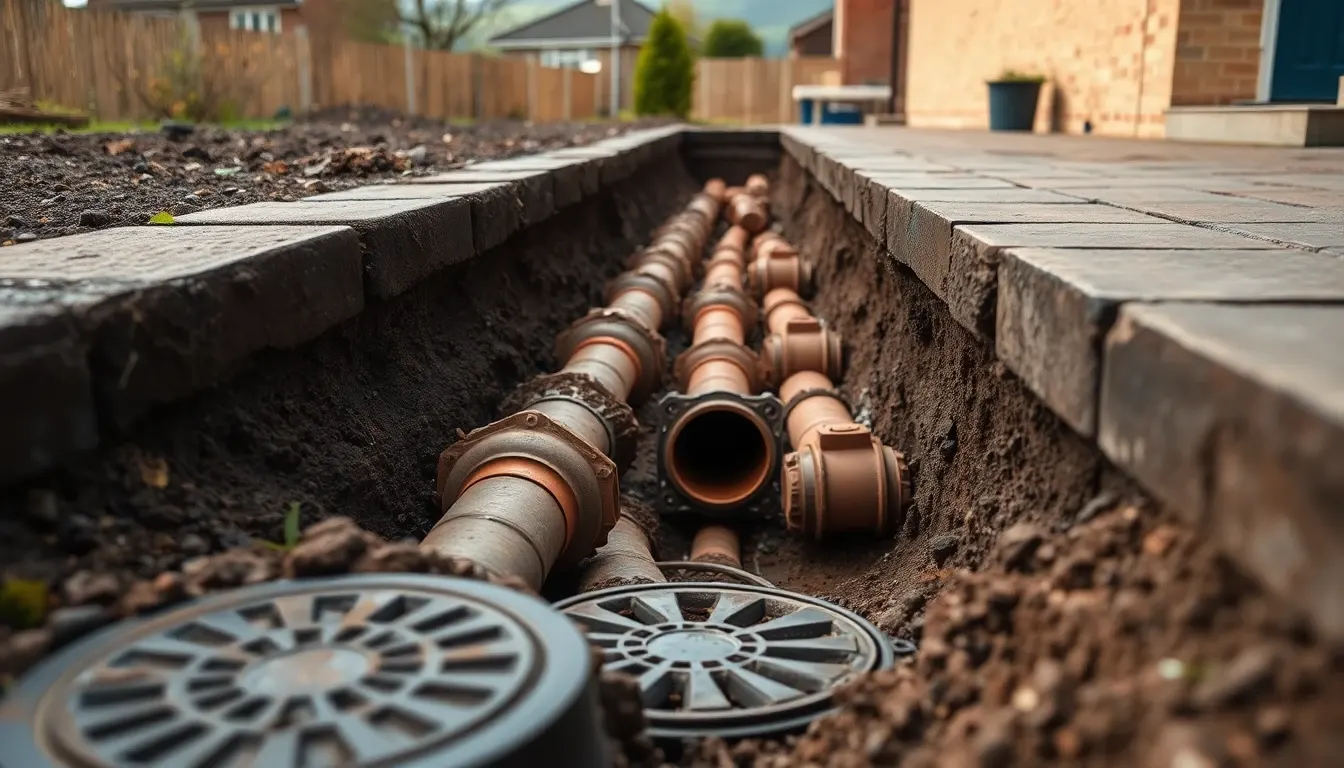 Drain Repairs in Mold, Flintshire