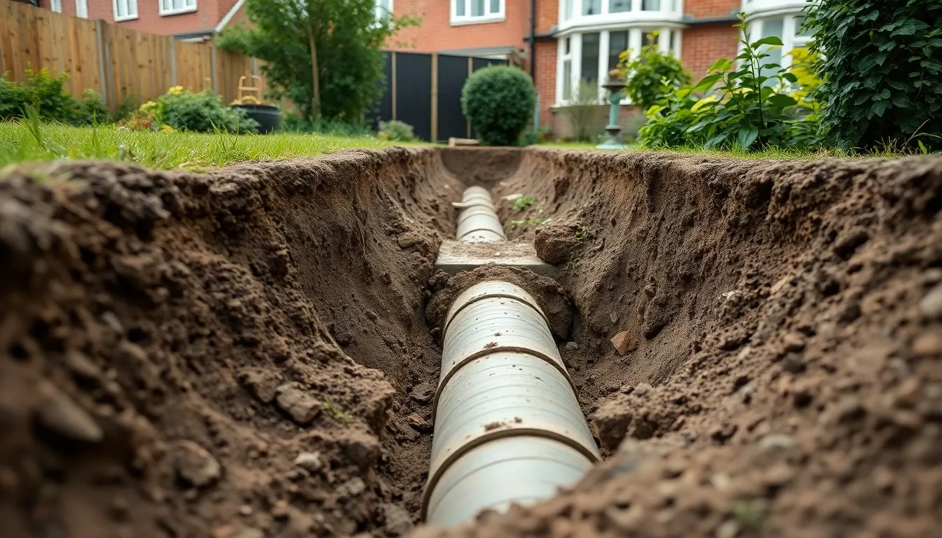 Drain Excavation in Chester, Cheshire